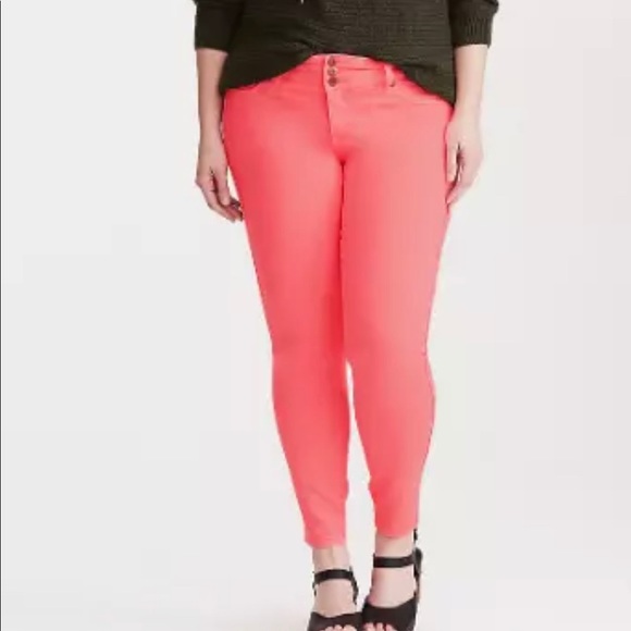 torrid Denim - Torrid Hot Pink 18XT Jeans